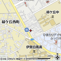 三重県伊賀市緑ケ丘本町4082-2周辺の地図