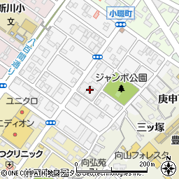 豊橋信用金庫本店営業部周辺の地図