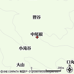 京都府木津川市加茂町北中尾根周辺の地図