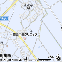 三重県津市安濃町川西周辺の地図