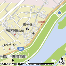 兵庫県赤穂市南野中55周辺の地図