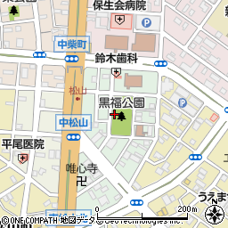 愛知県豊橋市東松山町周辺の地図