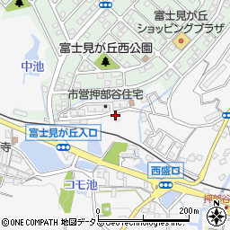 兵庫県神戸市西区押部谷町西盛535-2周辺の地図