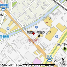 兵庫県加古川市野口町坂元99周辺の地図