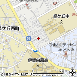 三重県伊賀市緑ケ丘本町4076周辺の地図