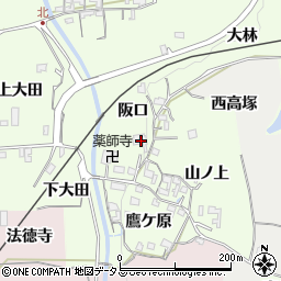 京都府木津川市加茂町北阪口周辺の地図