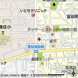 兵庫県尼崎市富松町3丁目2-30周辺の地図
