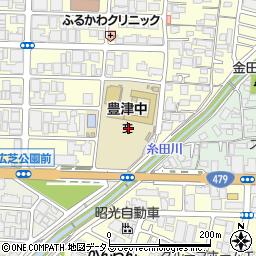 大阪府吹田市垂水町3丁目32周辺の地図