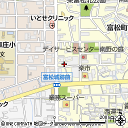 兵庫県尼崎市富松町3丁目2-28周辺の地図