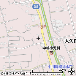 静岡県磐田市大久保114周辺の地図