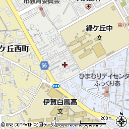 三重県伊賀市緑ケ丘本町4075-1周辺の地図