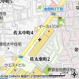 大阪府守口市佐太東町2丁目9周辺の地図