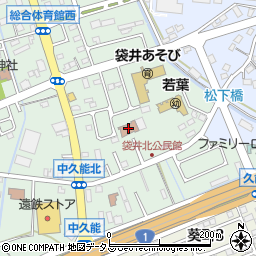 袋井市袋井北コミュニティセンター周辺の地図