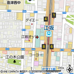 ロッソ江坂店周辺の地図