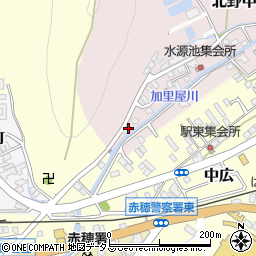 兵庫県赤穂市北野中382-20周辺の地図