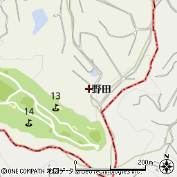 愛知県知多郡美浜町野間野田周辺の地図