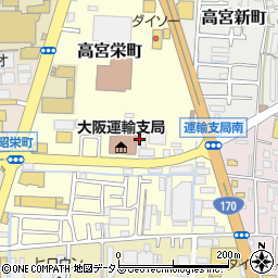 大阪府　大阪自動車税事務所寝屋川分室周辺の地図