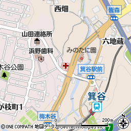 松田病院周辺の地図