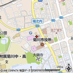 菊川市役所　税務課資産税周辺の地図