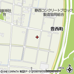 静岡県浜松市中央区豊西町284周辺の地図