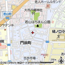 兵庫県西宮市門前町15-3周辺の地図