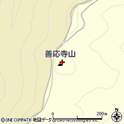 善応寺山周辺の地図