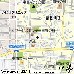 兵庫県尼崎市富松町3丁目3-18周辺の地図