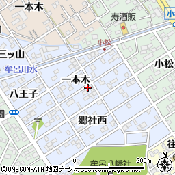 愛知県豊橋市牟呂町一本木66周辺の地図