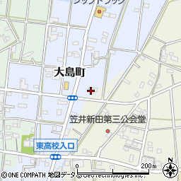 静岡県浜松市中央区大島町410周辺の地図