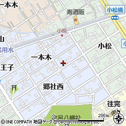 愛知県豊橋市牟呂町一本木63周辺の地図