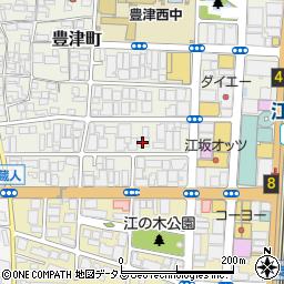 内藤電機株式会社大阪営業所周辺の地図