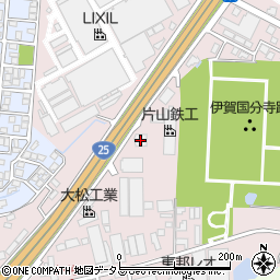 三重県民生協上野配送センター周辺の地図