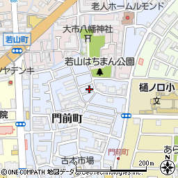 兵庫県西宮市門前町15-28周辺の地図