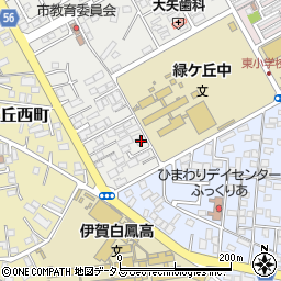 三重県伊賀市緑ケ丘本町4074-1周辺の地図