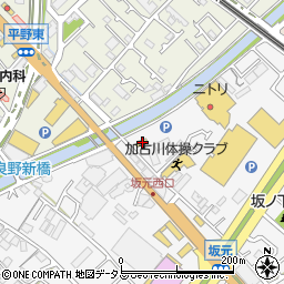 兵庫県加古川市野口町坂元145周辺の地図