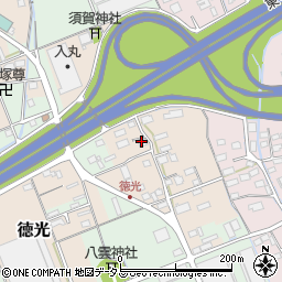 袋井　健康院周辺の地図