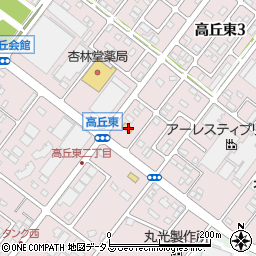 セブンイレブン浜松高丘東店周辺の地図