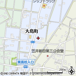 静岡県浜松市中央区大島町409周辺の地図