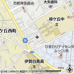 三重県伊賀市緑ケ丘本町4080周辺の地図