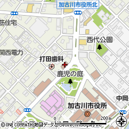 日本年金機構加古川年金事務所周辺の地図