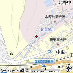 兵庫県赤穂市北野中382-6周辺の地図