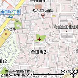 大阪府守口市金田町2丁目41周辺の地図