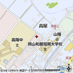 岡山県赤磐市上市90周辺の地図