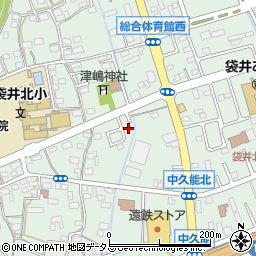 静岡県袋井市久能1379周辺の地図