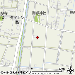 静岡県浜松市中央区豊西町217周辺の地図