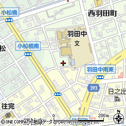 愛知県豊橋市西羽田町31周辺の地図