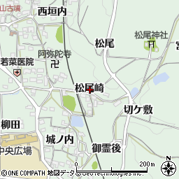 京都府木津川市山城町椿井松尾崎周辺の地図