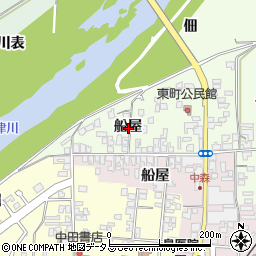 京都府木津川市加茂町北船屋周辺の地図