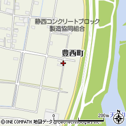 静岡県浜松市中央区豊西町292周辺の地図