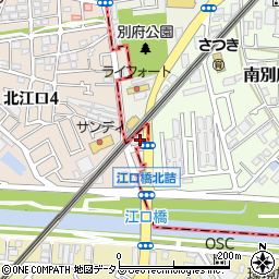 大阪府大阪市東淀川区北江口4丁目2-34周辺の地図